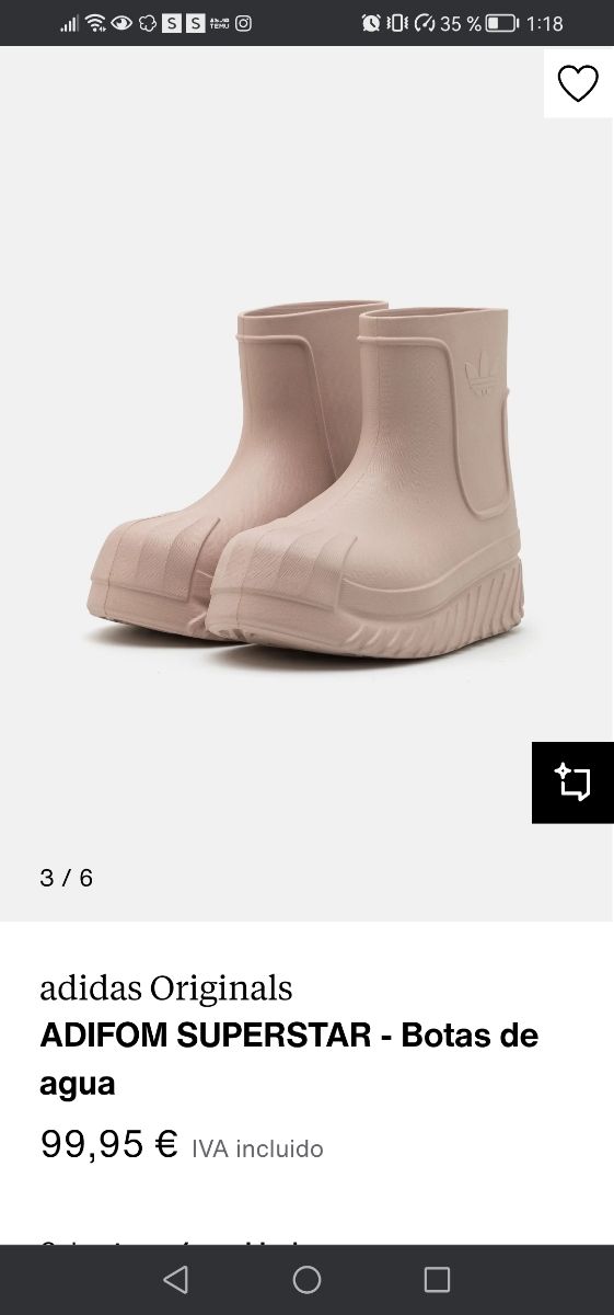 Botas de agua Adidas