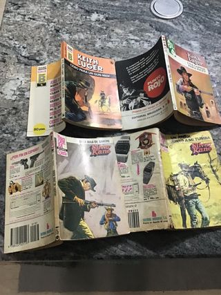 Cuatro. Novelas del oeste antiguas.