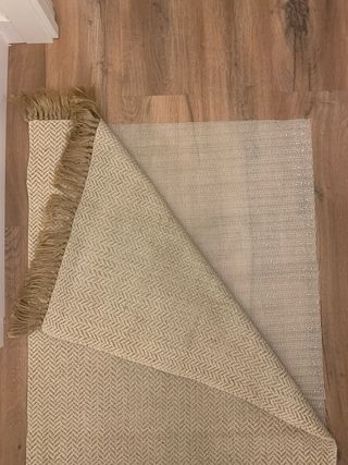 Alfombra de yute + base antideslizante