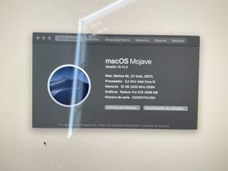 ordenador apple apple imac core i5 3.5 27 5k (2017) (a1419)