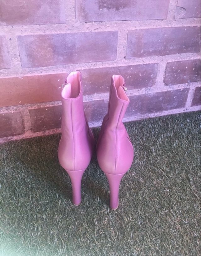 Botines Rosados