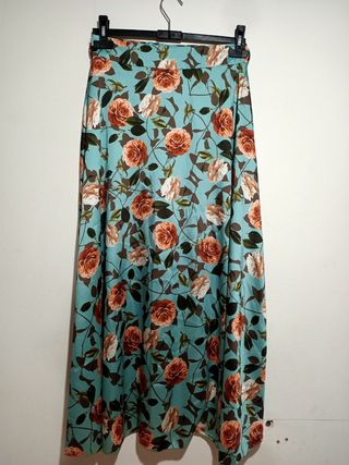 Gonna lunga blu royal