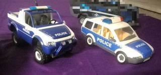 Playmobil Lote Vehículos de policías