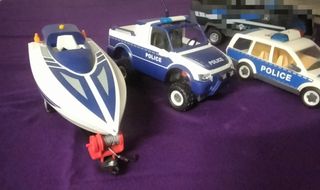 Playmobil Lote Vehículos de policías