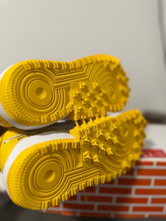 AIR FORCE 1 MID SP LTHR Off Whitte