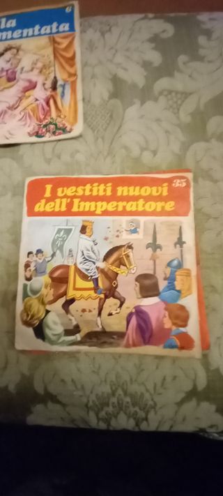 Set 4 vinili 45giri fiabe e canzoni bamb