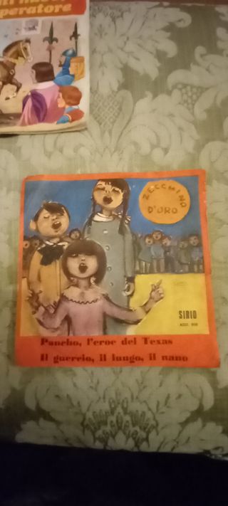 Set 4 vinili 45giri fiabe e canzoni bamb