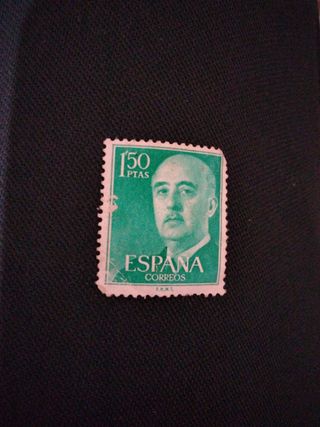 Sello de Correos de Franco 1,50pts.