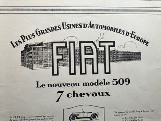 Lotto quattro pubblicità originali 1925