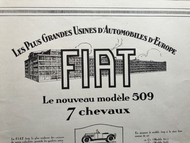 Lotto quattro pubblicità originali 1925