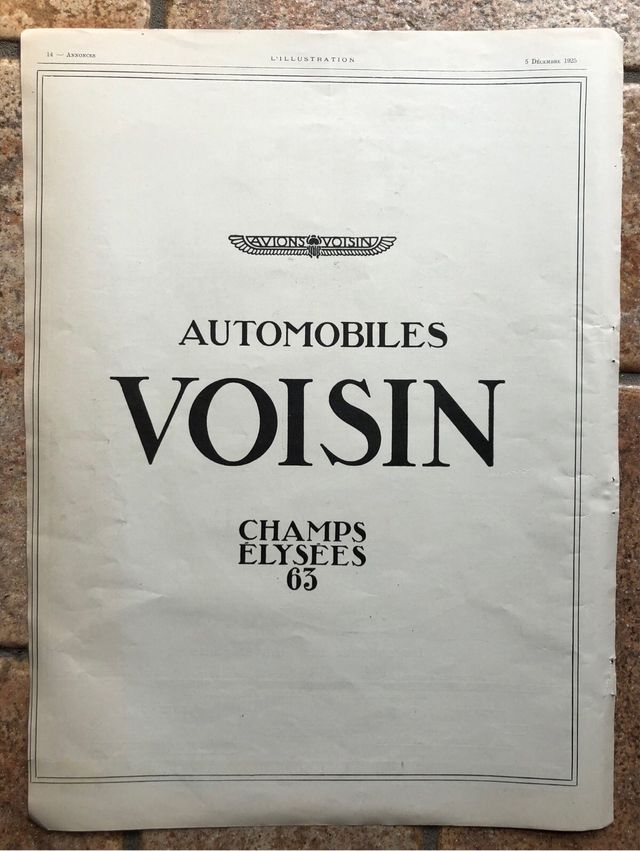 Lotto quattro pubblicità originali 1925