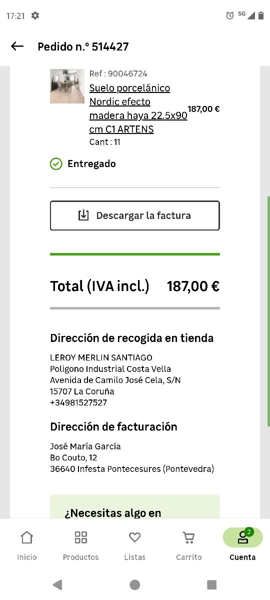 Suelo porcelánico efecto madera +- 13 m2