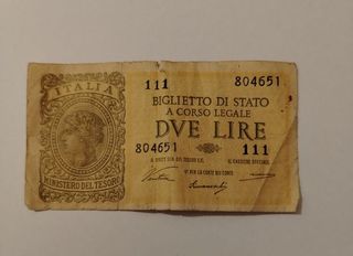 Banconota italiana antica