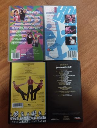 4 VHS cabaret concerto musical