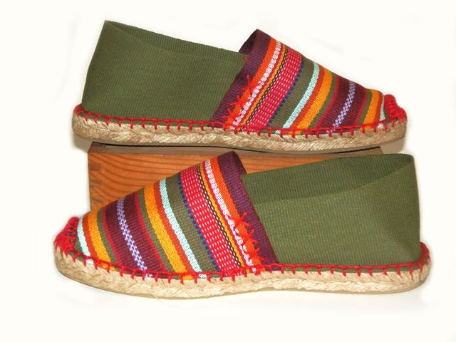 Alpargatas de suela plana. unisex. 37