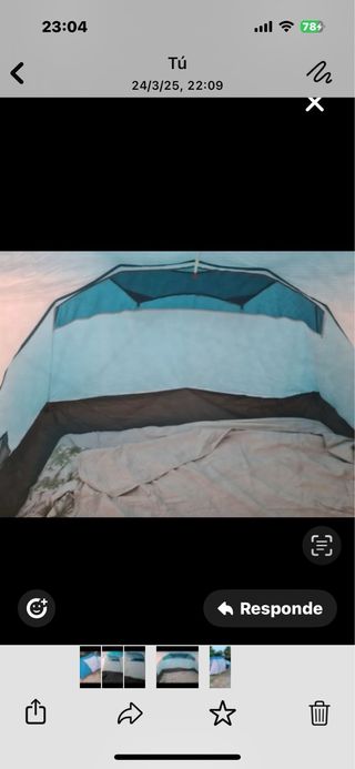 Tienda de campaña 4 + colchon