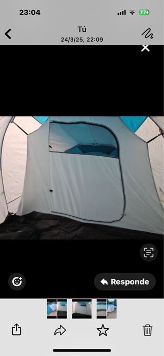 Tienda de campaña 4 + colchon