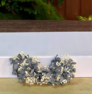 Tocado de hortensia preservada