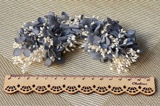 Tocado de hortensia preservada