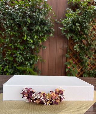 Tocado de hortensia preservada 