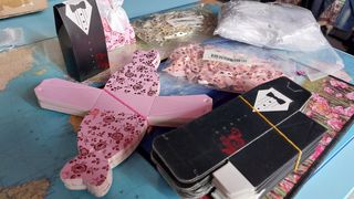 Scatoline portaconfetti matrimonio