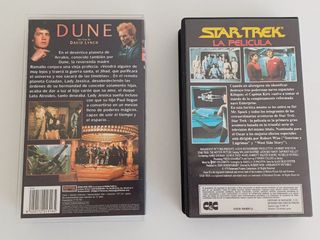Cinta VHS Dune y Star Trek
