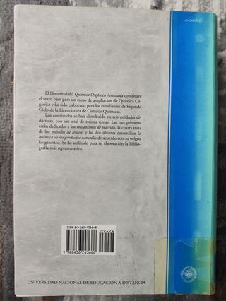 Química orgánica avanzada UNED