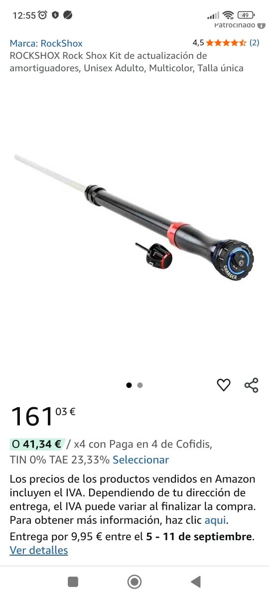 Kit de actualización del amortiguador del cargador