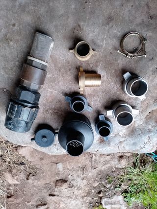 Racores para bomba de riego