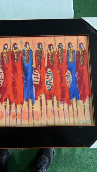 CUADRO TRIBU AFRICANA APAISADO