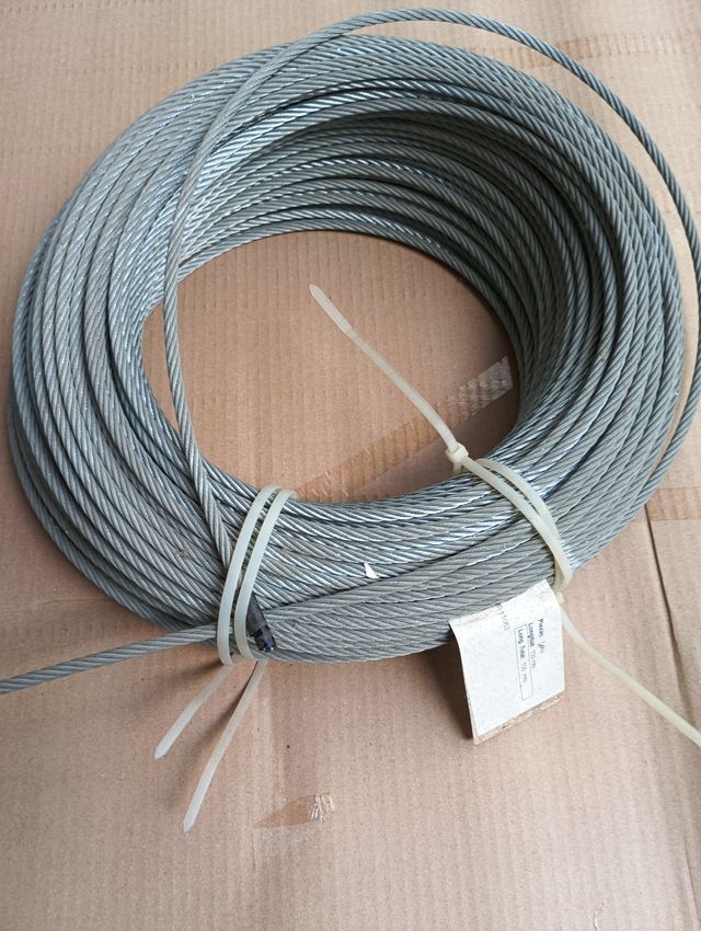 Rollo cable acero 8 mm