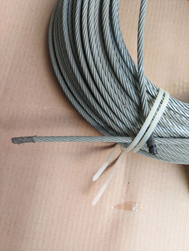 Rollo cable acero 8 mm