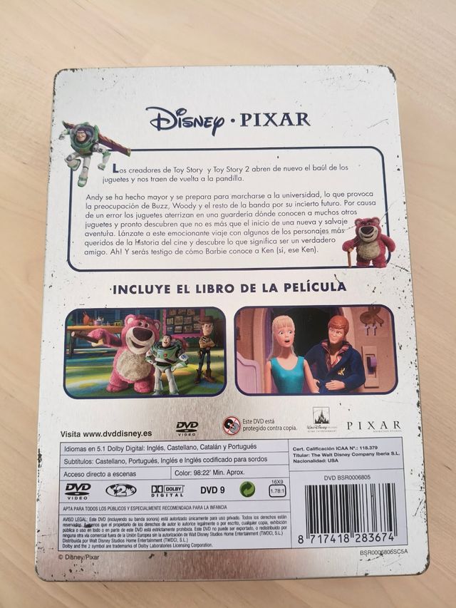 DVD colección Toy Story 3