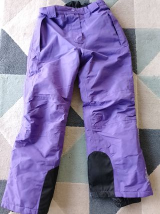 2 pantalones esquí niños
