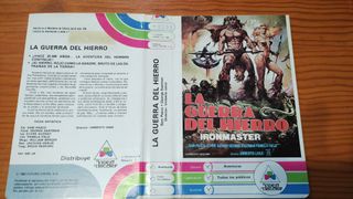 CARÁTULA DE LA PELÍCULA LA GUERRA DEL HIERRO.