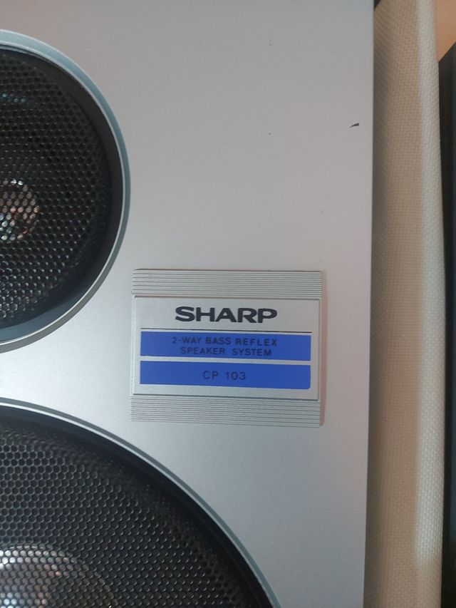 Equipo música Sharp vintage