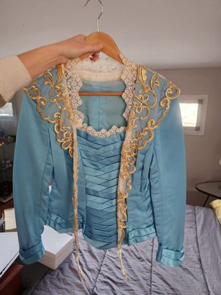 Traje de fallera con dos corpiños