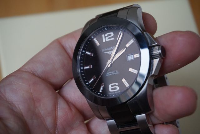 Reloj Longines Conquest (41mm, bisel cerámico)