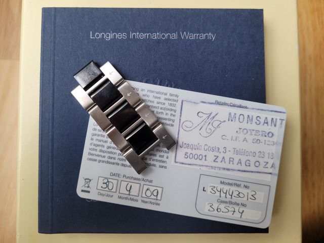 Reloj Longines Conquest (41mm, bisel cerámico)