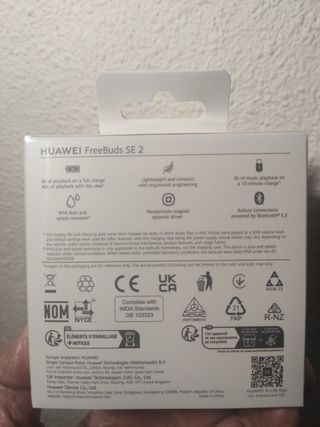 Auriculares Huawei Free Buds SE2. Sin abrir.