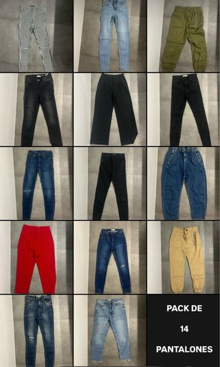 Pack 14 pantalones de mujer