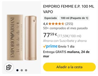 Perfume EMPORIO ARMANI MUJER
