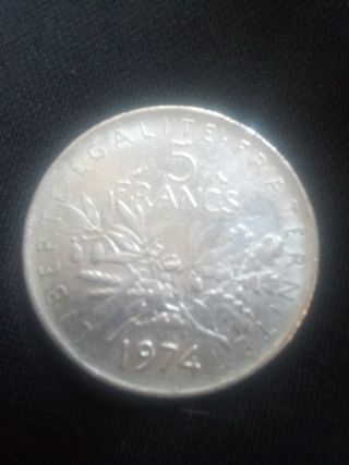 Moneda 5  francos 1974