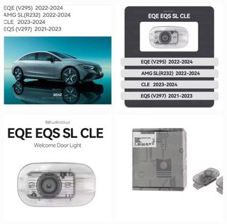 Luz Logo Puerta Mercedes EQE CLE EQS AMG