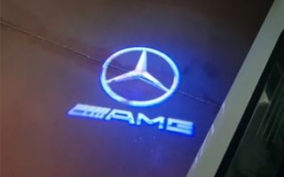 Luz Logo Puerta Mercedes EQE CLE EQS AMG