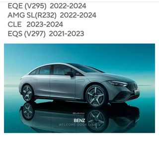 Luz Logo Puerta Mercedes EQE CLE EQS AMG