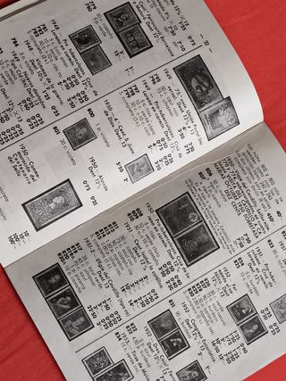2 CATÁLOGOS FILATELIA Y SELLOS ANTIGUO 1957-1958