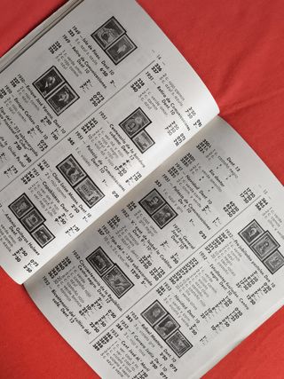 2 CATÁLOGOS FILATELIA Y SELLOS ANTIGUO 1957-1958