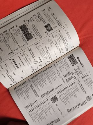 2 CATÁLOGOS FILATELIA Y SELLOS ANTIGUO 1957-1958