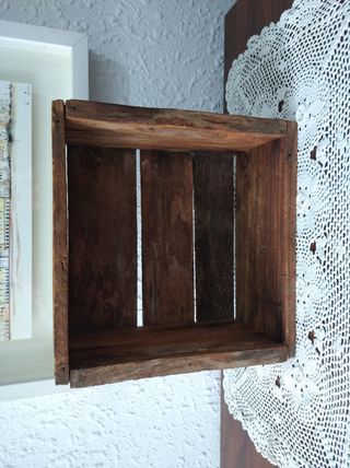 Caja madera vintage